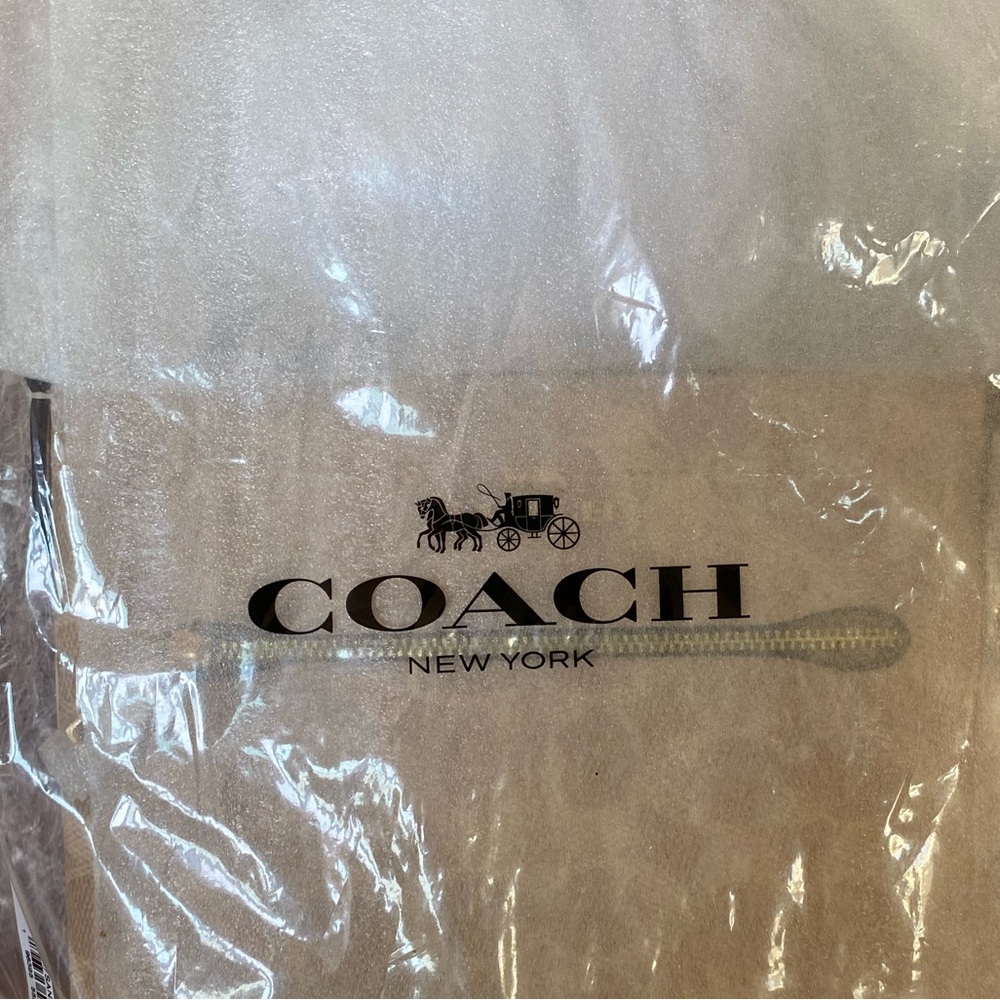 NWT Coach Mini Rowan File Bag In Signature Canvas - Picture 9 of 9